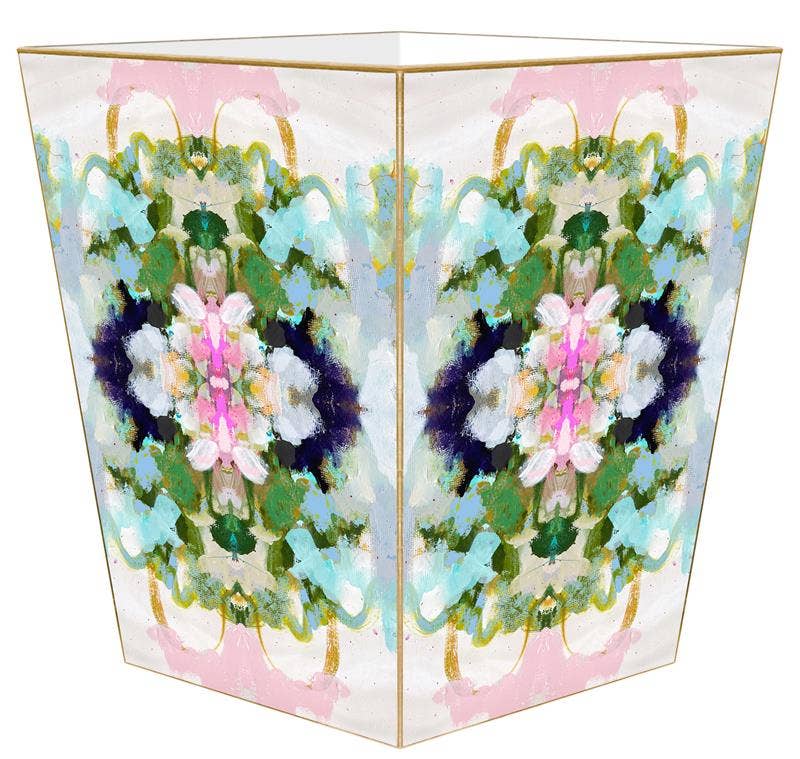 Laura Park Nantucket Bloom Wastepaper Basket