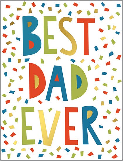 Father's Day Greeting Card - Dad Confetti