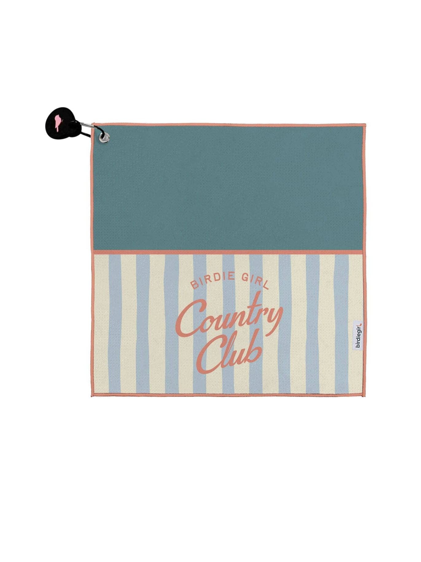 Birdie Girl Country Club Magnetic Golf Towel