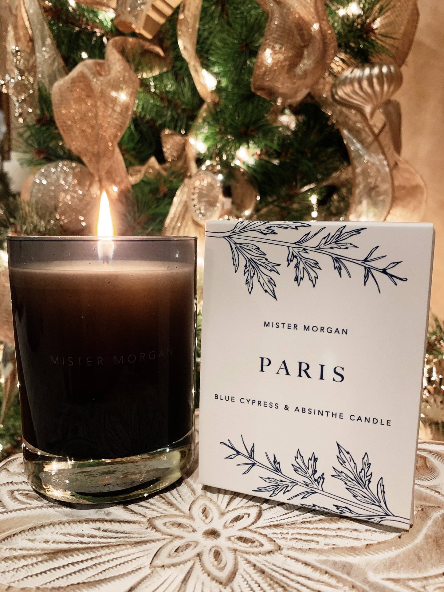 Paris: Blue Cypress & Absinthe Candle