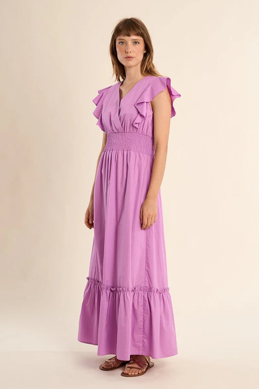 Woven Dress - Lilac