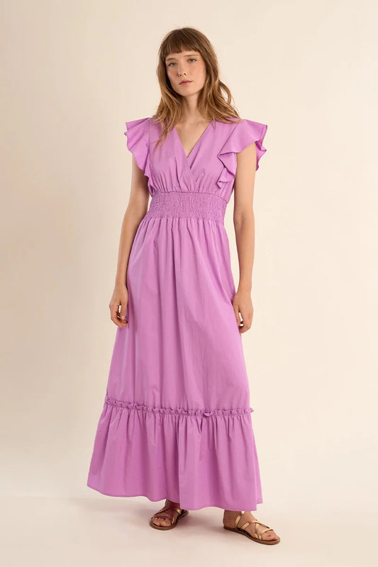 Woven Dress - Lilac