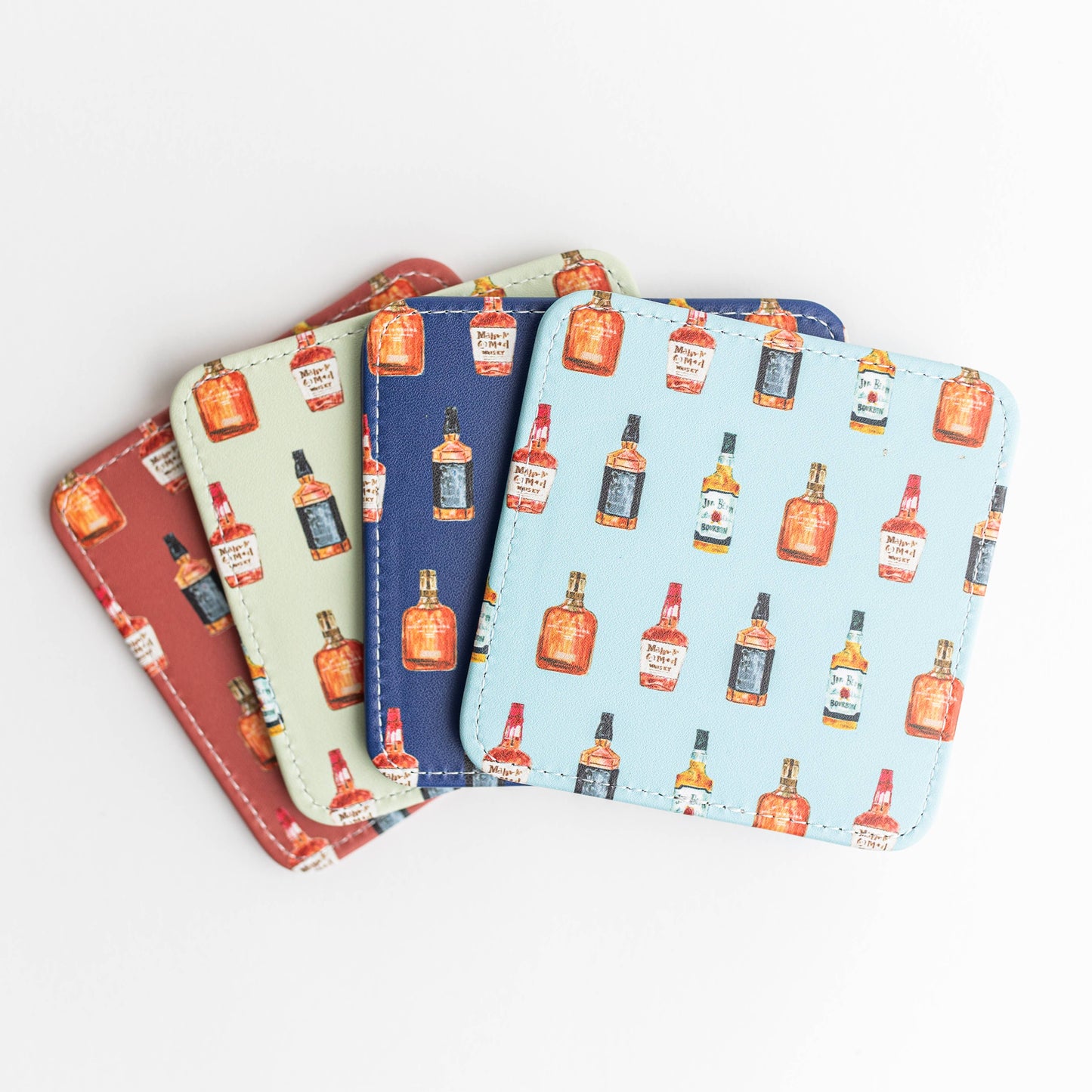 Bourbon Trail Coasters Set of 4