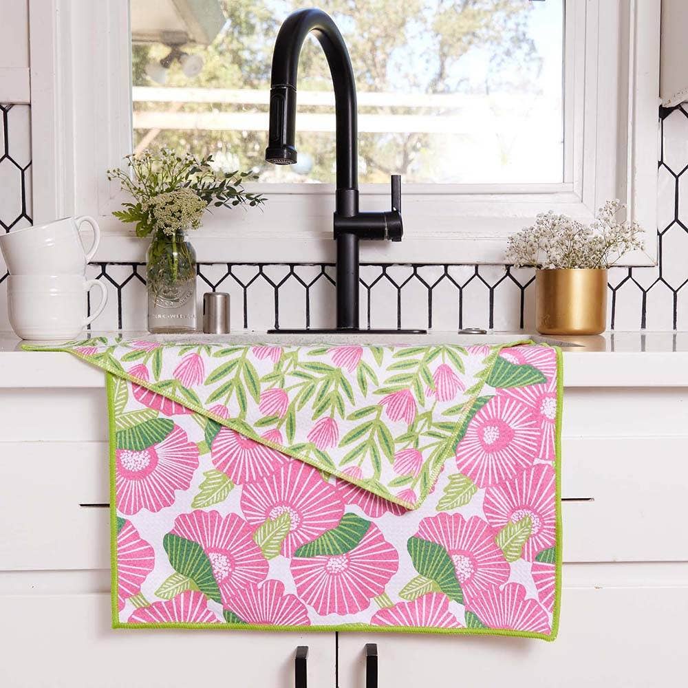 Poppy Papaver Eco Kitchen Tea Towel