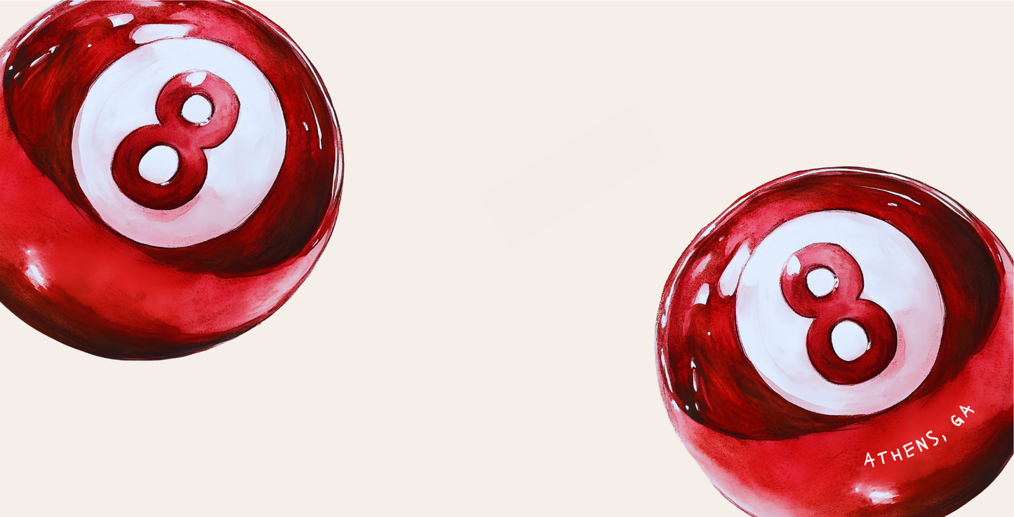 5.5x11 GAMEDAY ATHENS trinket tray insert set of 5