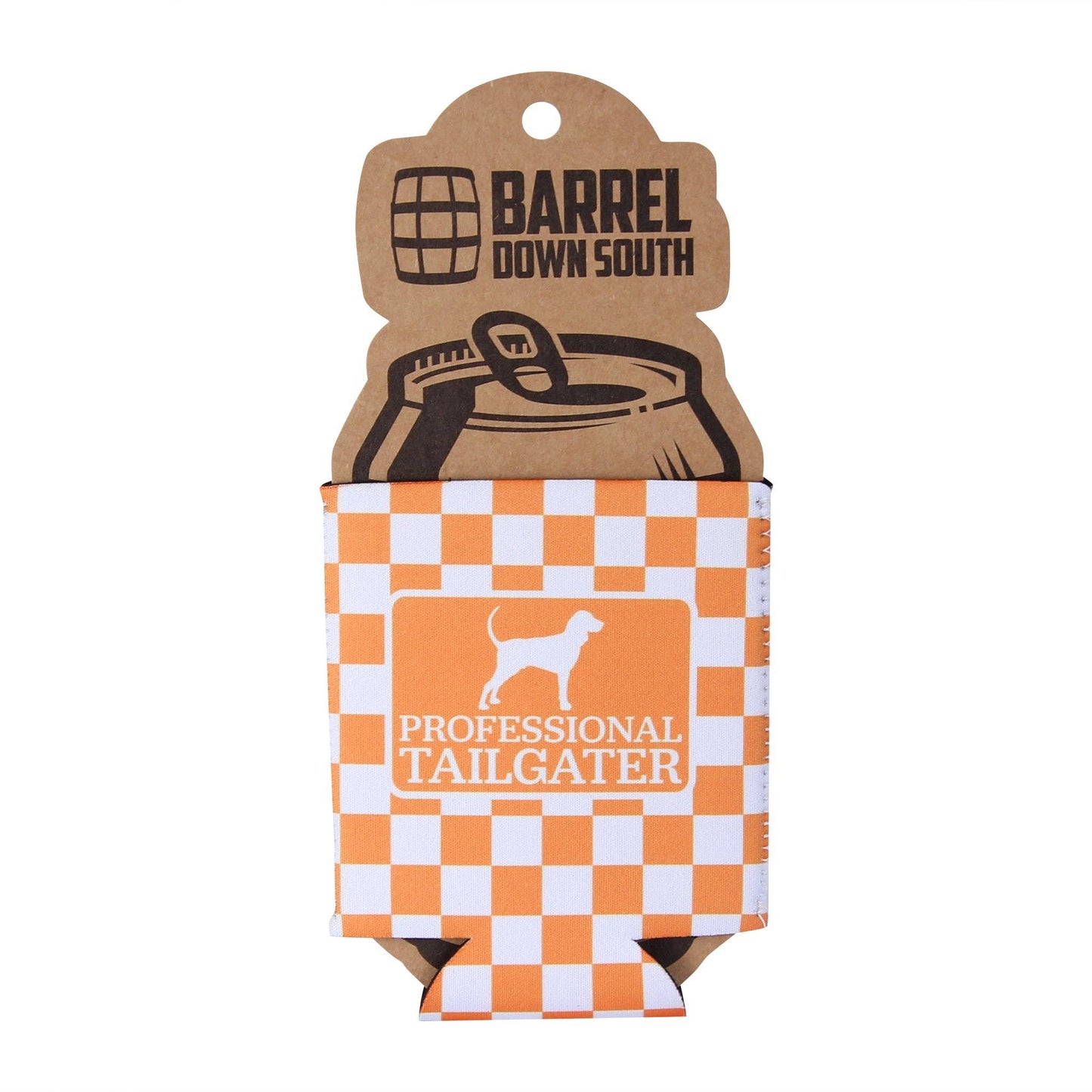 Professional Tailgater Orange Can Cooler