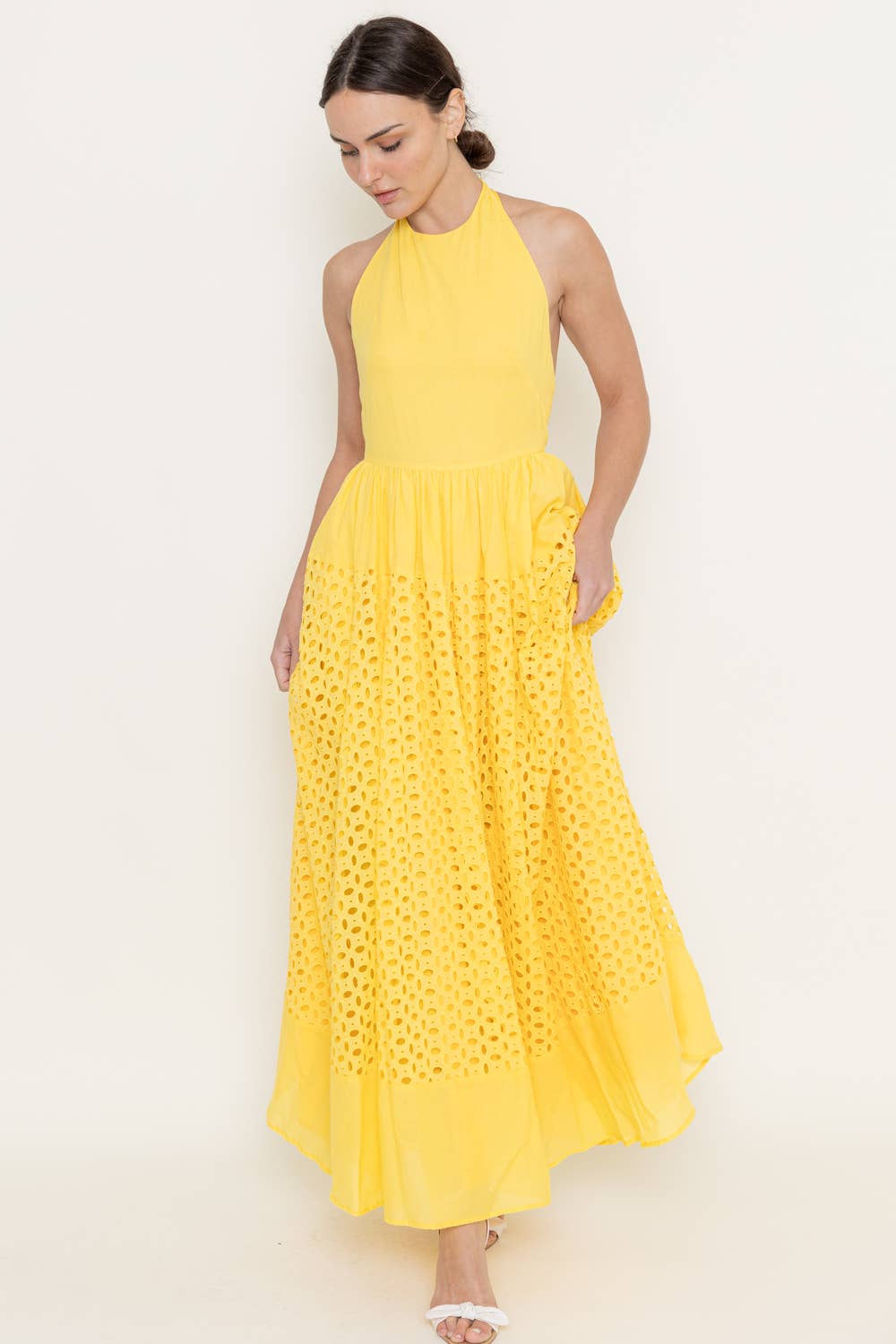 Resort Halter Maxi Dress