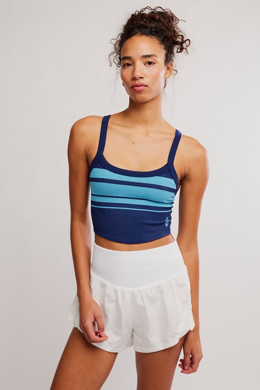 All Clear Striped Cami Midnight Navy/Blue