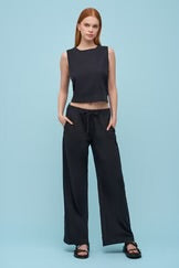 Women's Woven Pant - Black