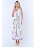 Neena Printed Butterfly Maxi Dress