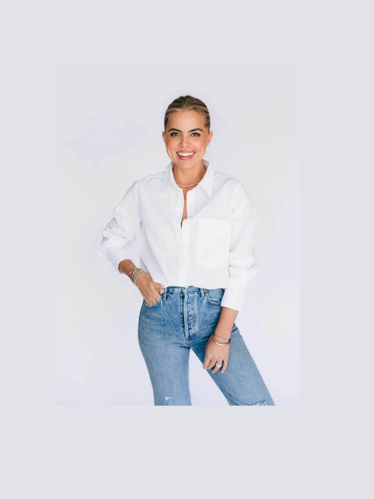 Austin Relaxed Oxford Bodysuit