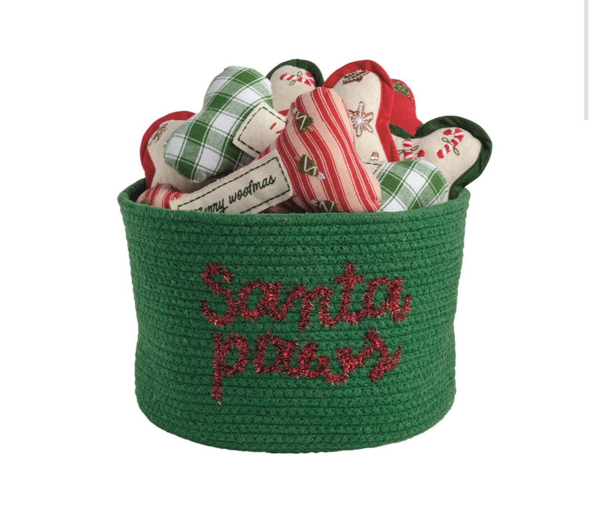 Embroidery Dog Bone Toys