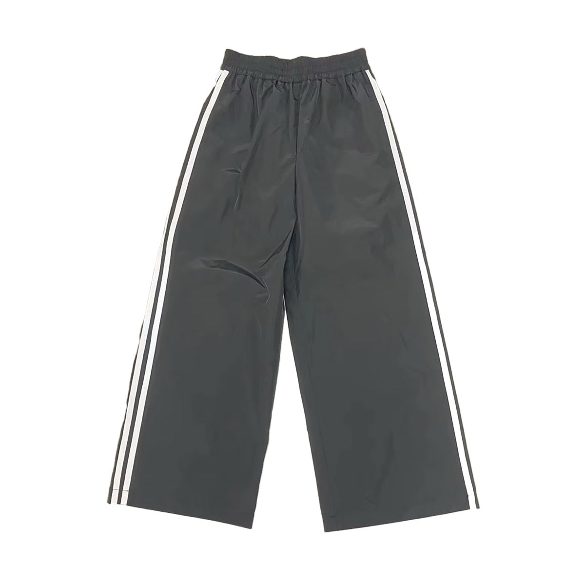 Side Stripe Track Pant - Black / White