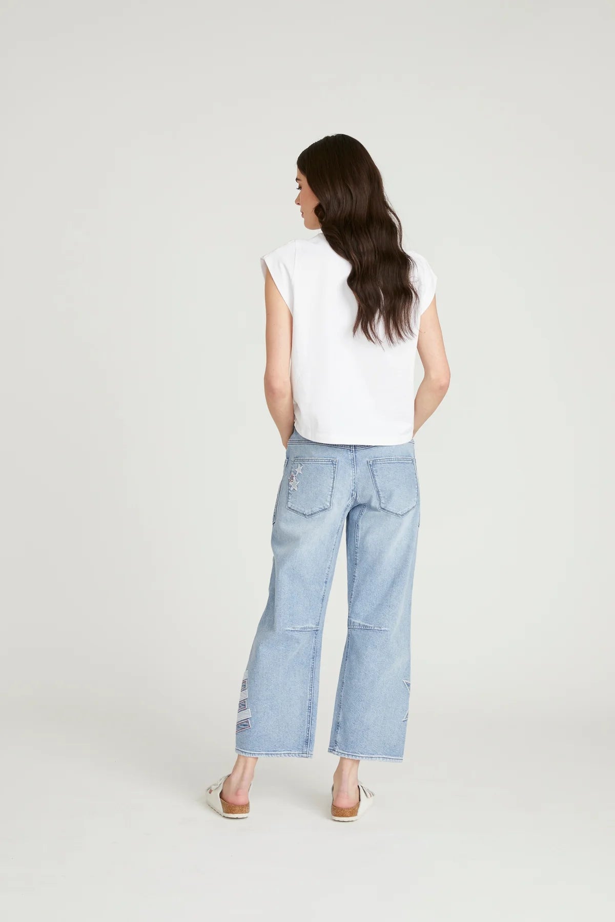 Barbara Patriotic Patchwork Jean