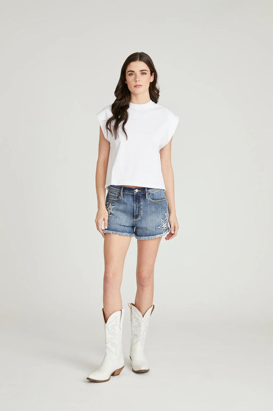 Goldie Patriotic Patchwork Shorts