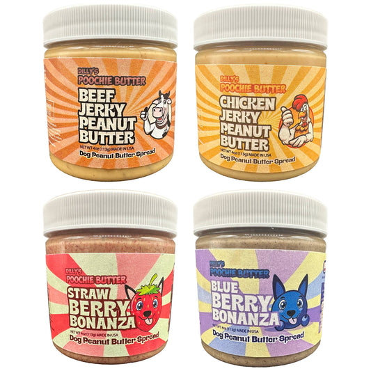 4oz Dog Peanut Butter Flavored Jars