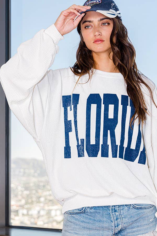Florida Oversize Graphic Sweatshirt