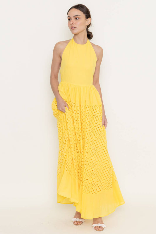 Resort Halter Maxi Dress