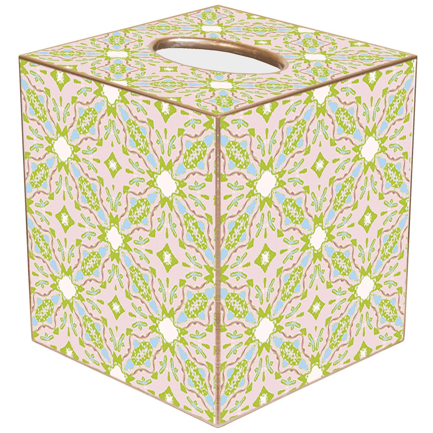 TB7831-LAgos Blush by Laura Park Tissue Box Cover