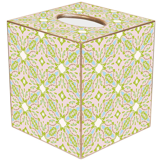 TB7831-LAgos Blush by Laura Park Tissue Box Cover