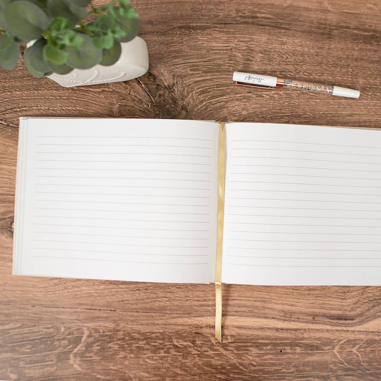 Linen Guest Book