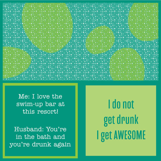 NAPKIN Awesome | Funny Party Gift | Cocktail Napkin