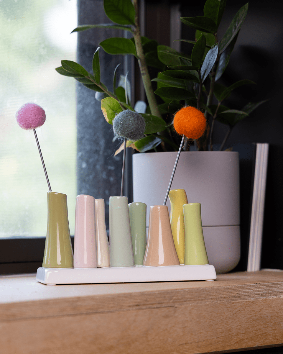 Flower Vase Modern - Pooley Pear Bud Vase 8 Tube