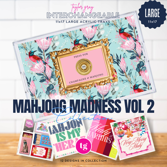 11x17 MAHJONG MADNESS VOL 2 insert set of 10
