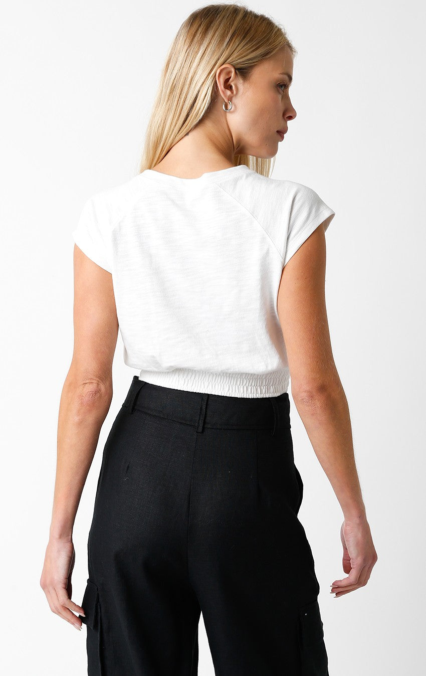 Gathered Waist T-Shirt