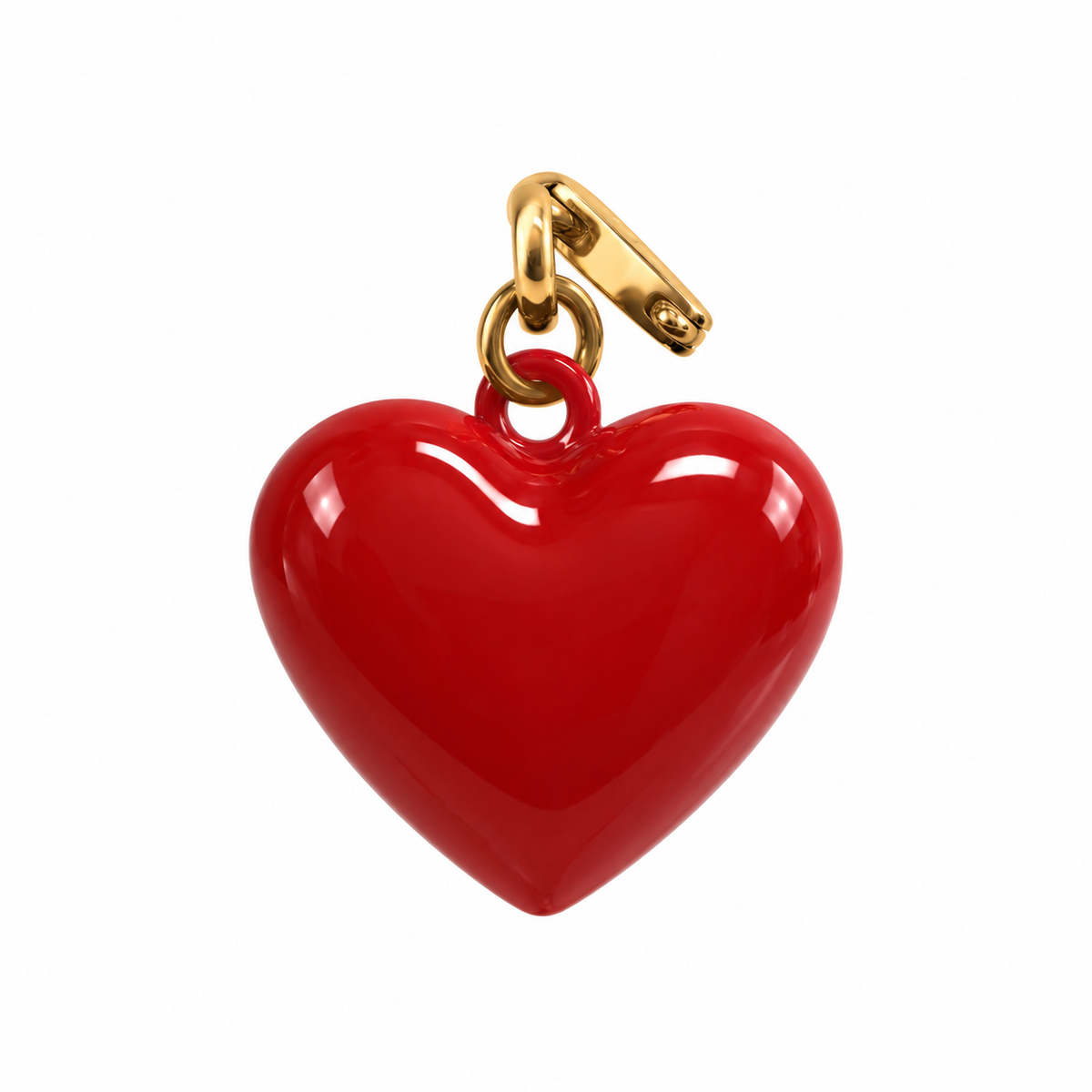 Red Puff Heart