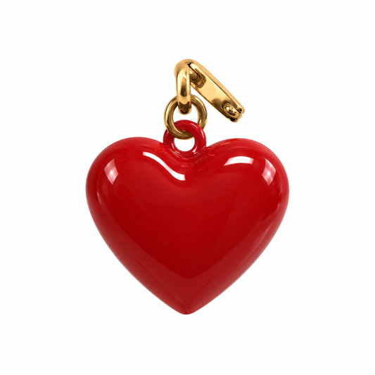 Red Puff Heart
