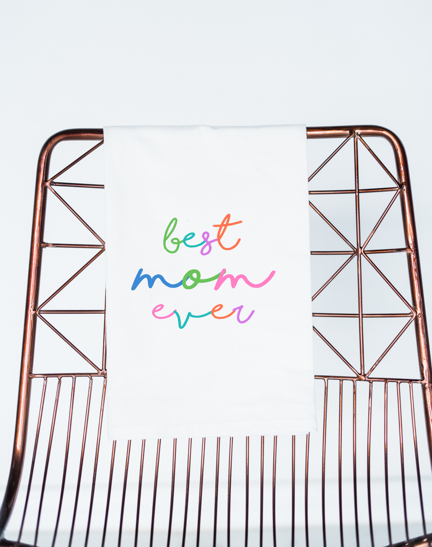 Best Mom Ever Colorful Gift Towel