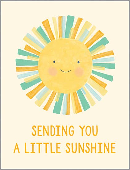Get Well Card - Feel Better Sun