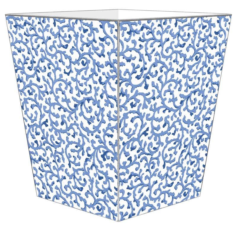 Marye-Kelley Waverly Scroll Waste Basket