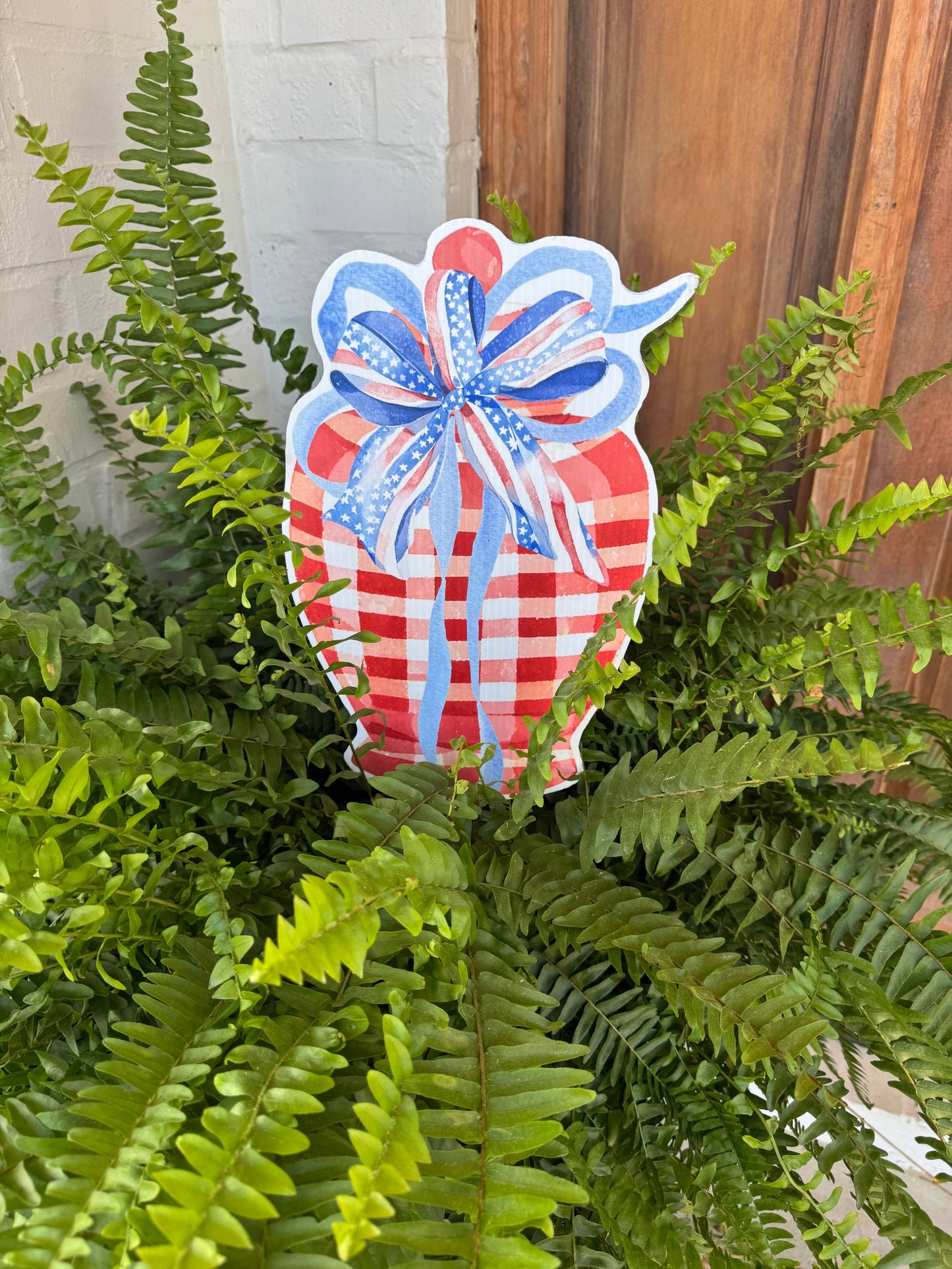 Red white and Blue Jar 
