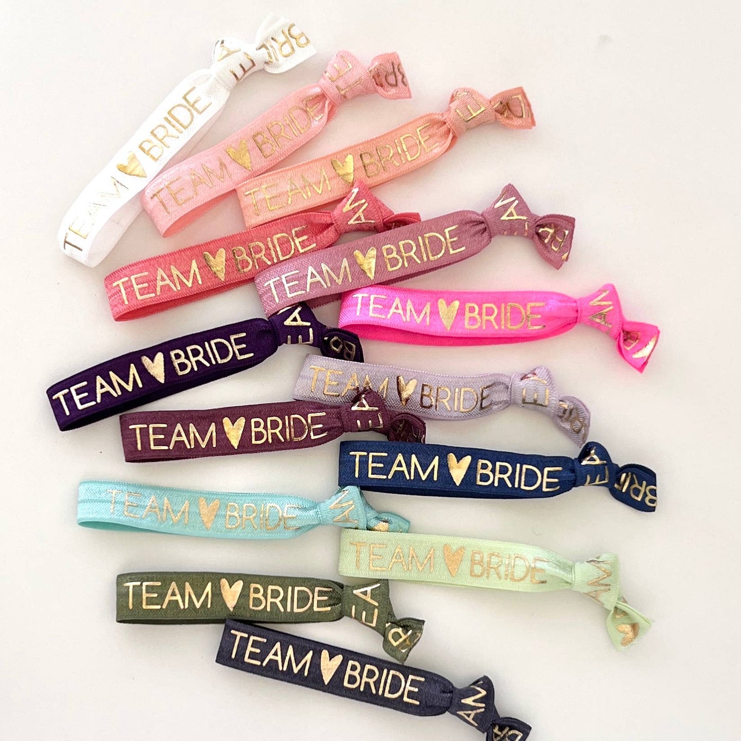 Team Bride Hair Ties Bachelorette Party Favors