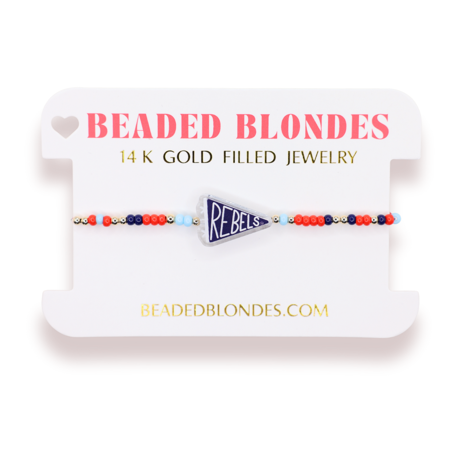 Rebels Flag Bracelet on Color