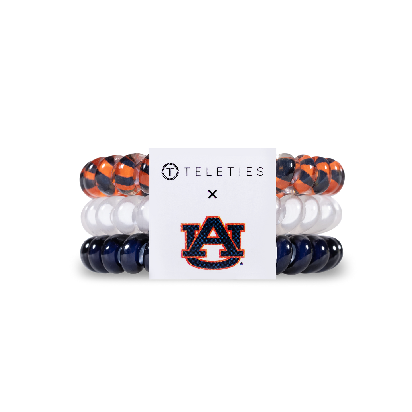 Spiral Hair Coils | Small | Auburn University Hair Ties