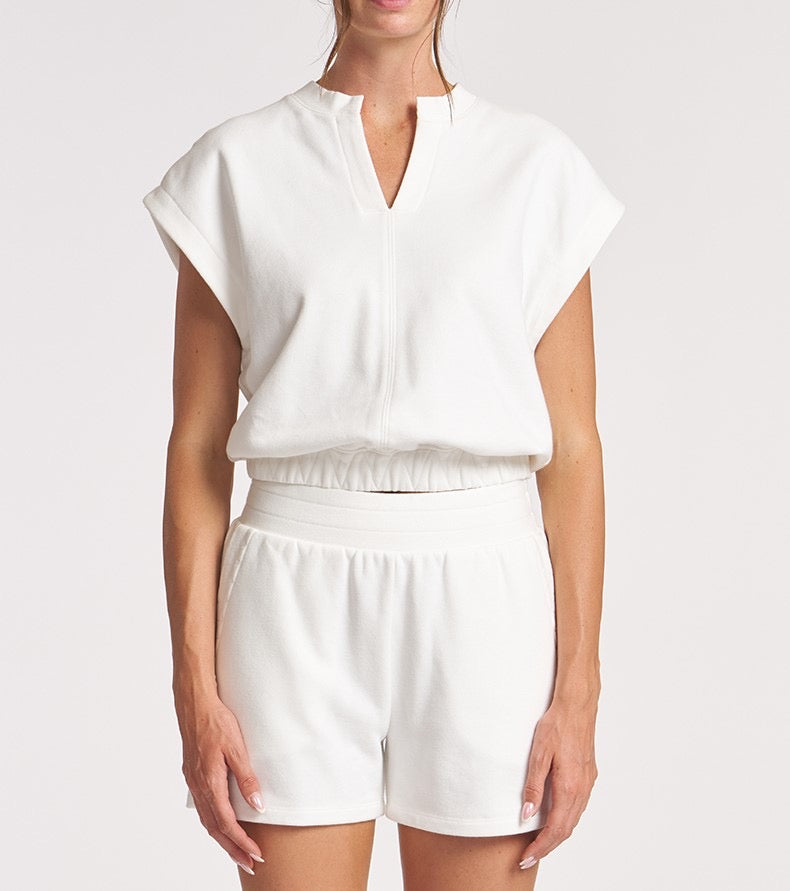 Cloud Trapunto Stitch Shorts