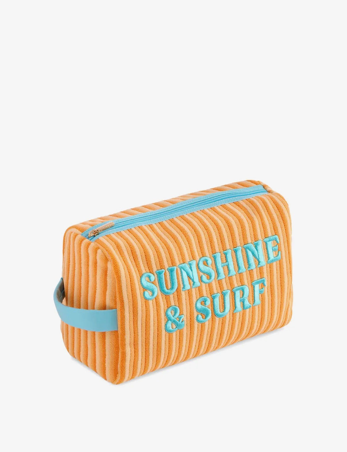 Sunshine and Surf Zip Pouch - Orange