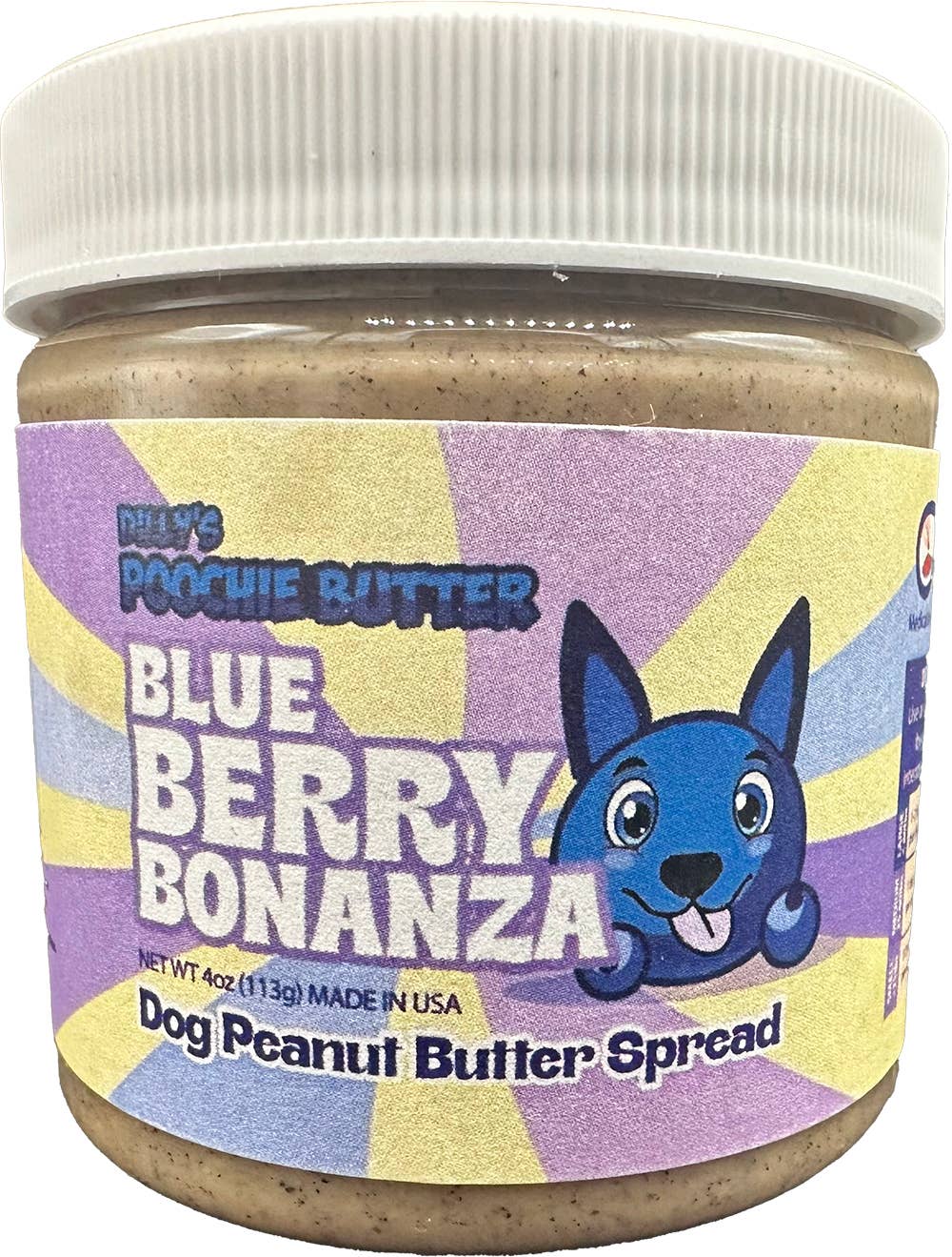 4oz Dog Peanut Butter Flavored Jars