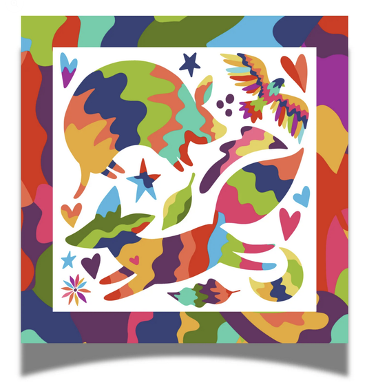 Joyful Otomi 24ct Cocktail Napkin Separates (3ply)