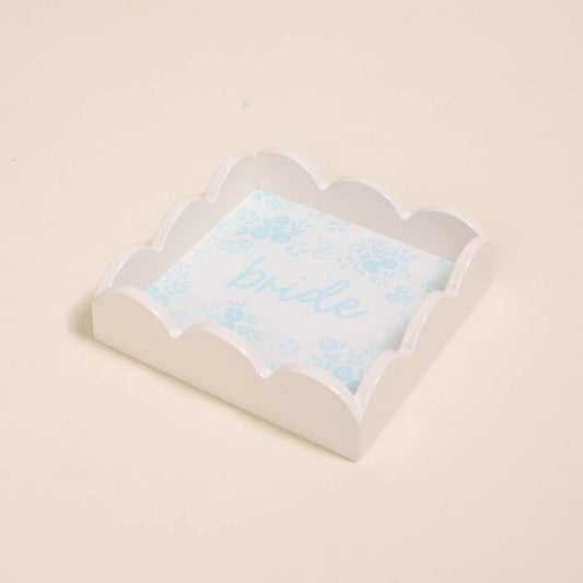 Scallop Trinket Tray–Bride Something Blue