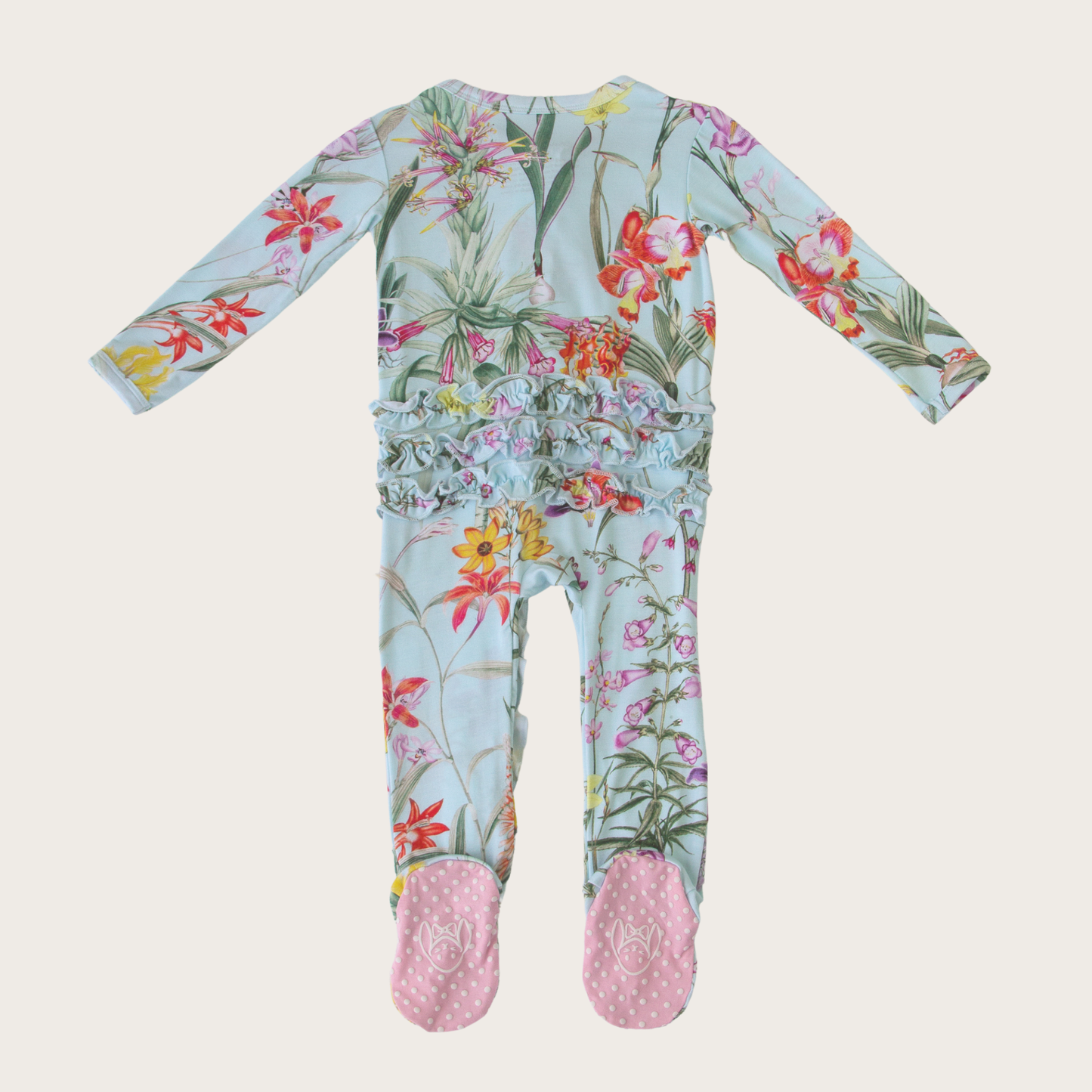 Fiji Garden Zippered Footie