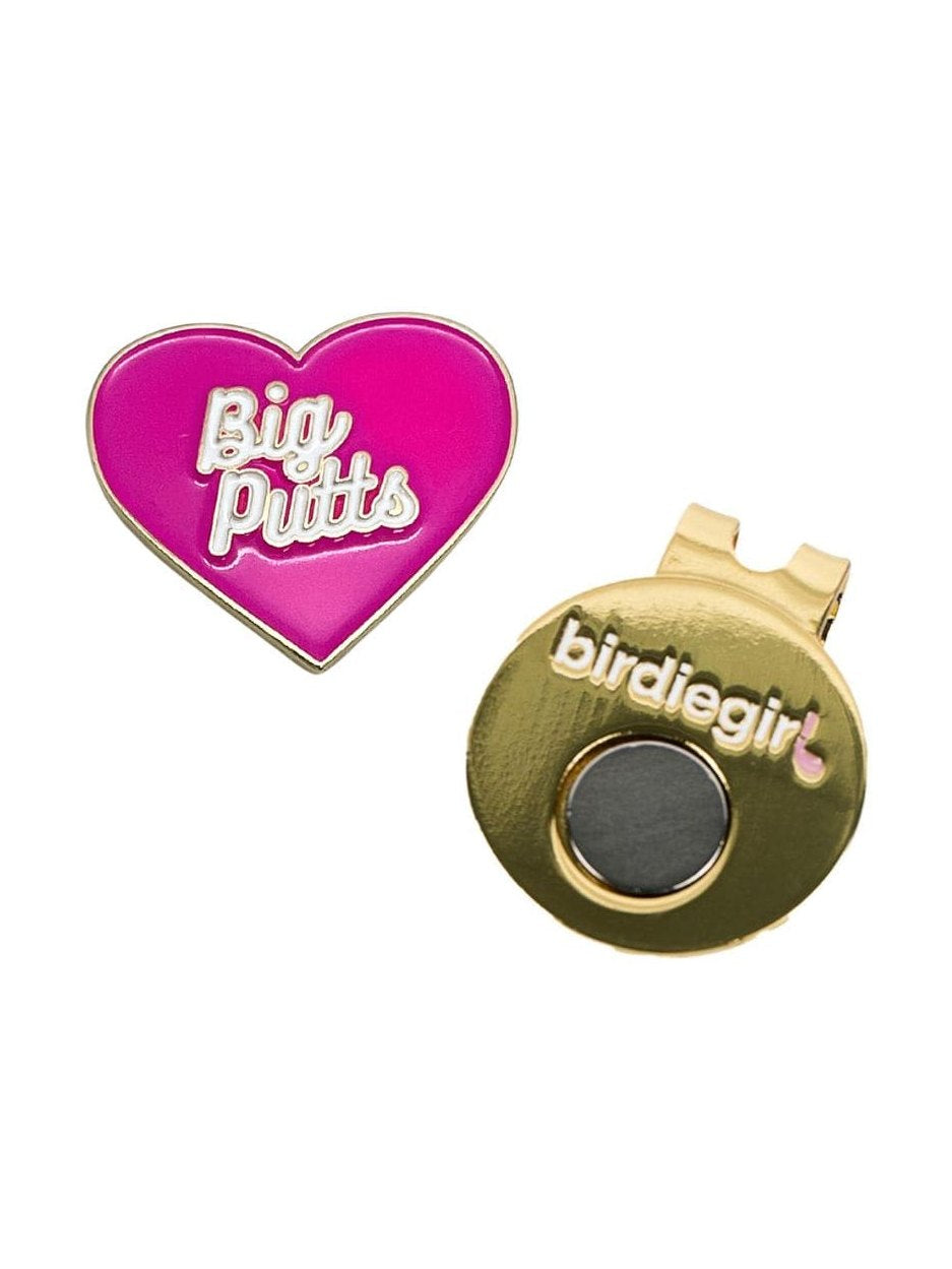 I Love Big Putts Women's Golf Ball Marker with Hat Clip