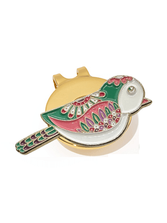 Birdie Women's Golf Ball Marker with Hat Clip