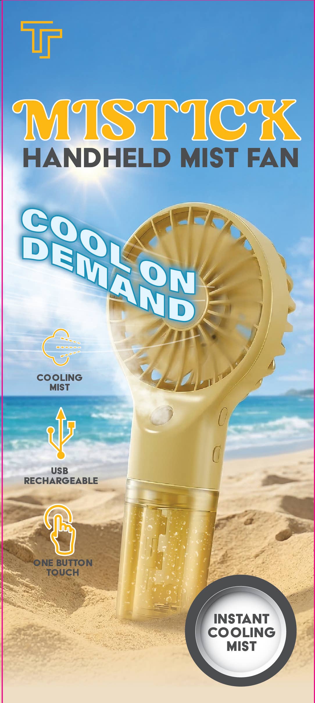 Rechargeable Portable Fans | Handheld Fans | Travel-Friendly