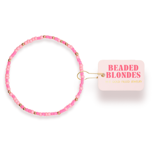 Hot Pink Sprinkle Bracelet