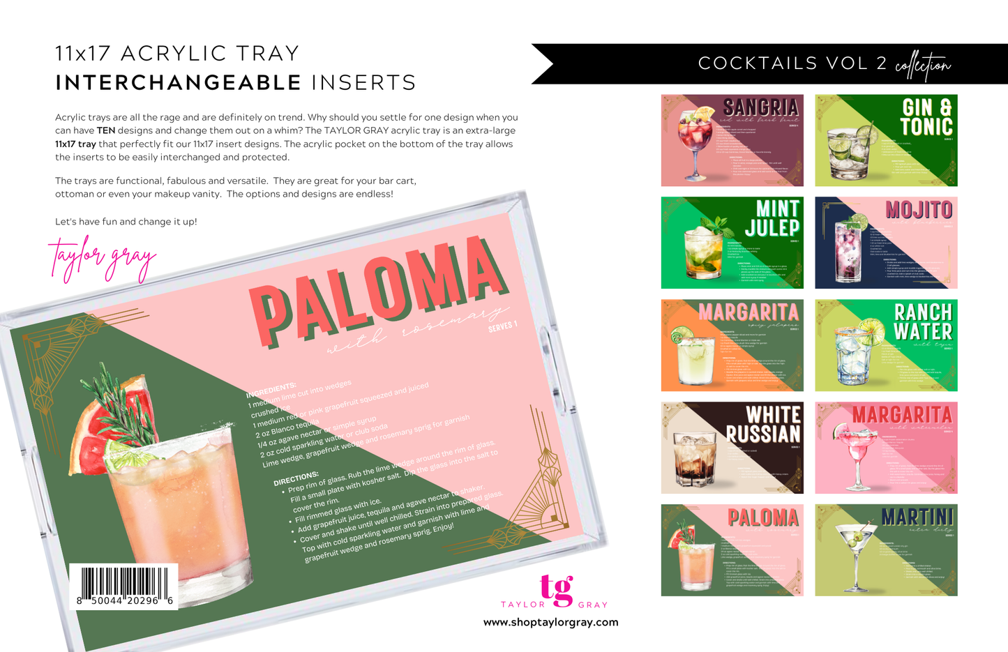 11x17 COCKTAILS VOL 2