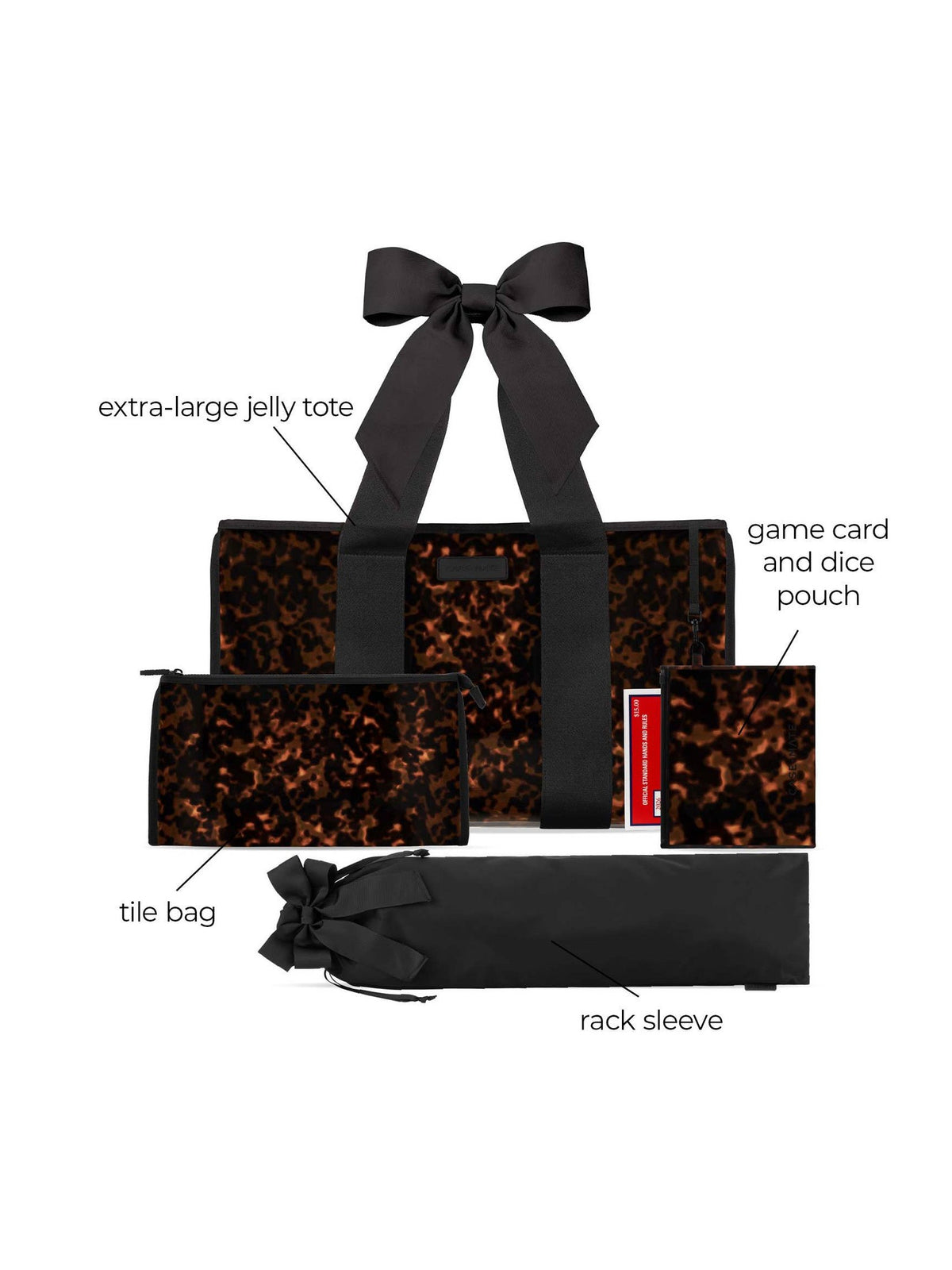 Case-Mate Mahjong Jelly Tote Set